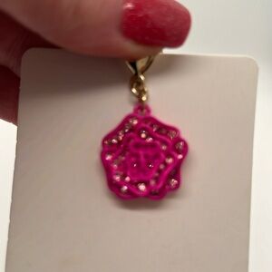 Betty Johnson, charming Betsy exclusives charms, pink rose